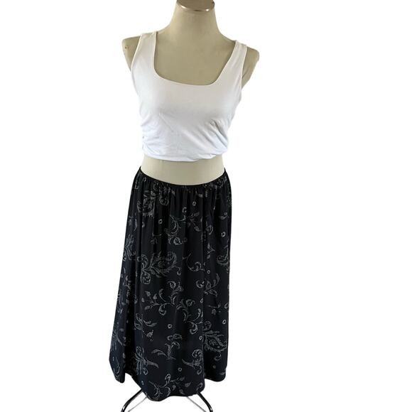 Vtg Y2K 2000s Romantic Grunge Whimsygoth Witchy Maxi Skirt Women's Size XL - Picture 1 of 8